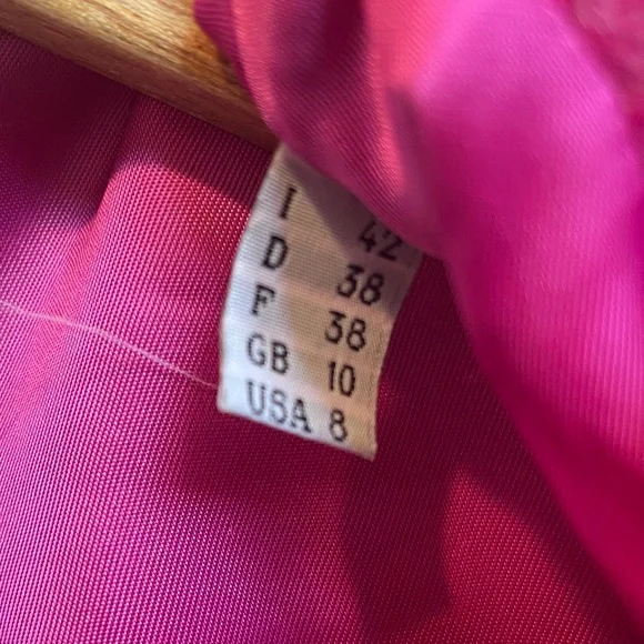 Moschino Pret-A-Porter VINTAGE Magenta Pink Wool Blazer